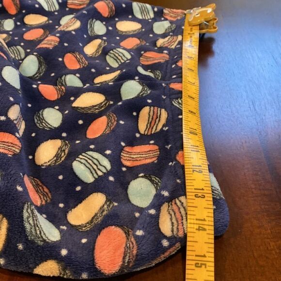 Frankie & Johnny Fleece Macaroon Pajama Bottoms Size Large - Picture 6 of 8